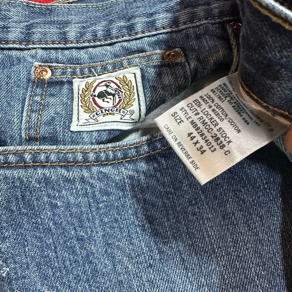 Men’s Cinch.44x34.husband cut a small slit at the bottom to fit over his shoes - Picture 1 of 2